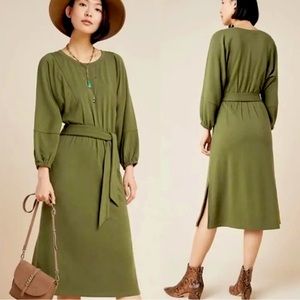 *SOLD* Anthropologie Thalia Sweatshirt Midi Dress - XS